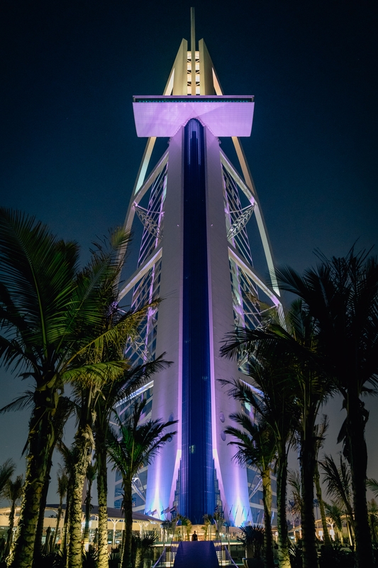 The Burj al Arab at Night