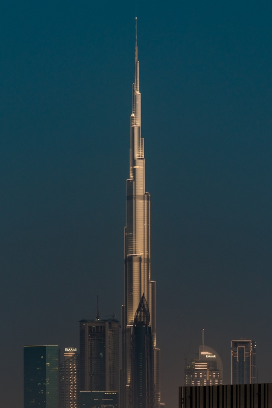 Burj in the Evening