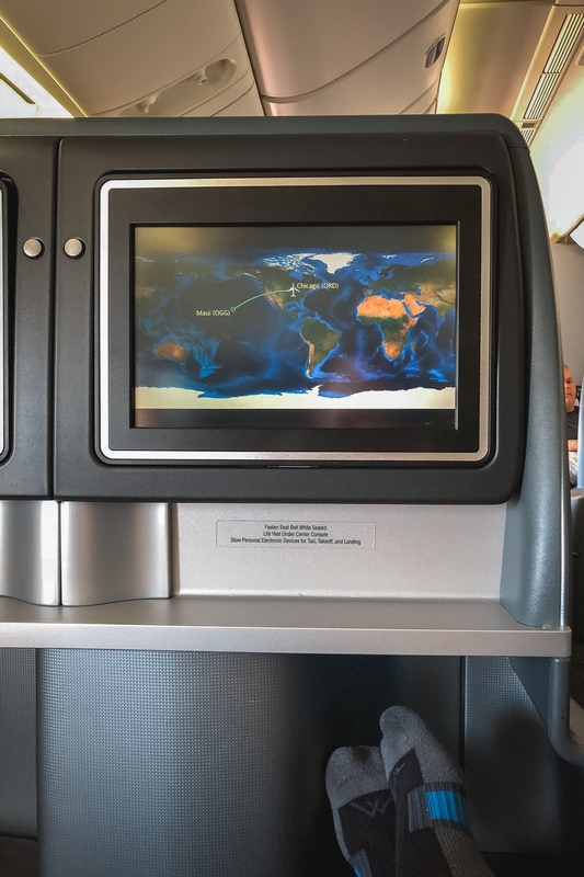 In-Flight Entertainment Map Display
