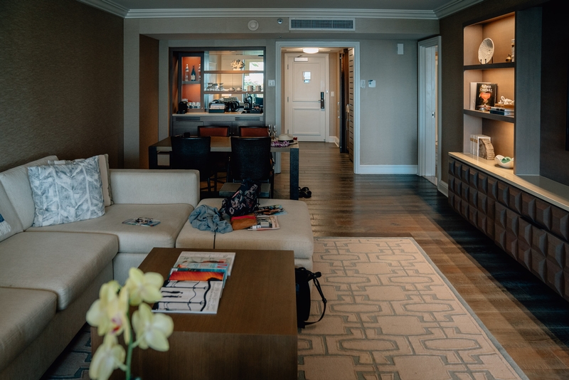 Luxurious Hotel Suite Living Area