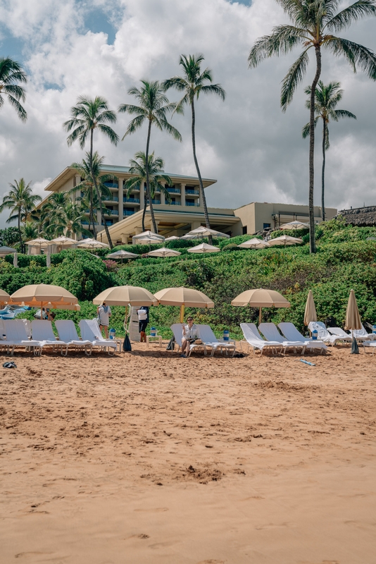 Jessica at the Beach at the Four Seasons Maui 2