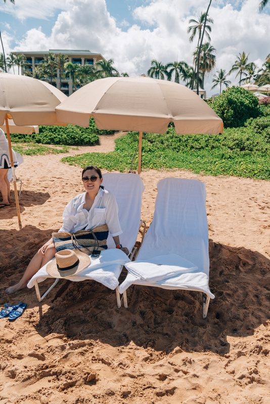 Jessica at the Beach at the Four Seasons Maui