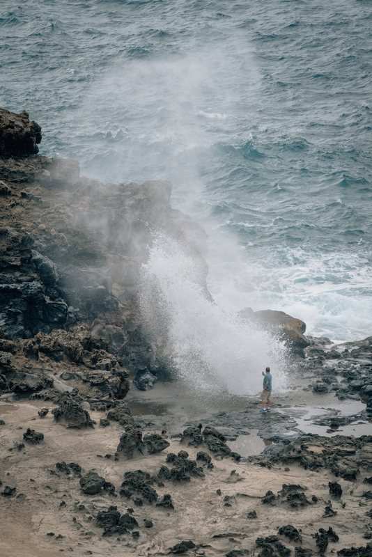 The Nakalele Blowhole on Maui