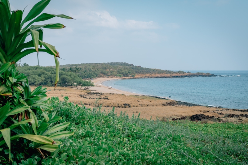 A View of Hulopoe Beach from the Four Seasons Lanai 2 Beach from