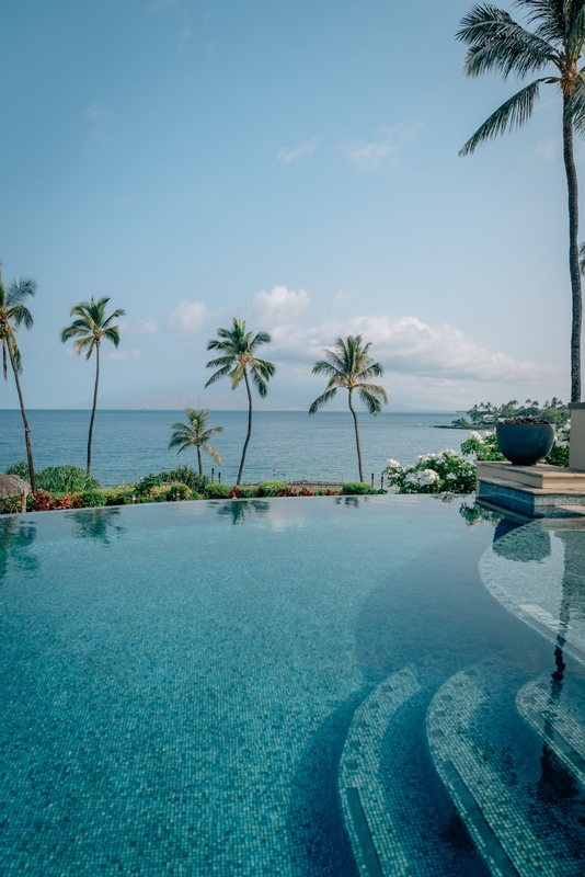 Breakfast by the Pool at the Four Seasons Maui