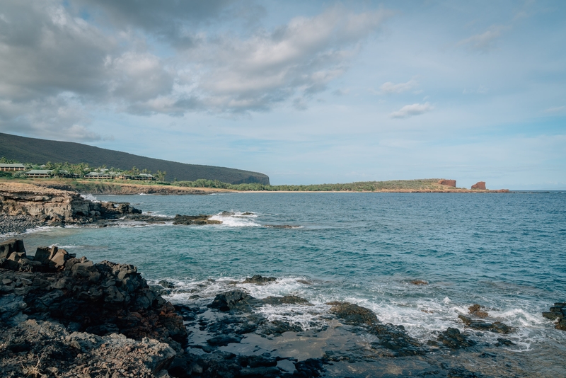 Looking Back Toward Shark's Bay Lanai