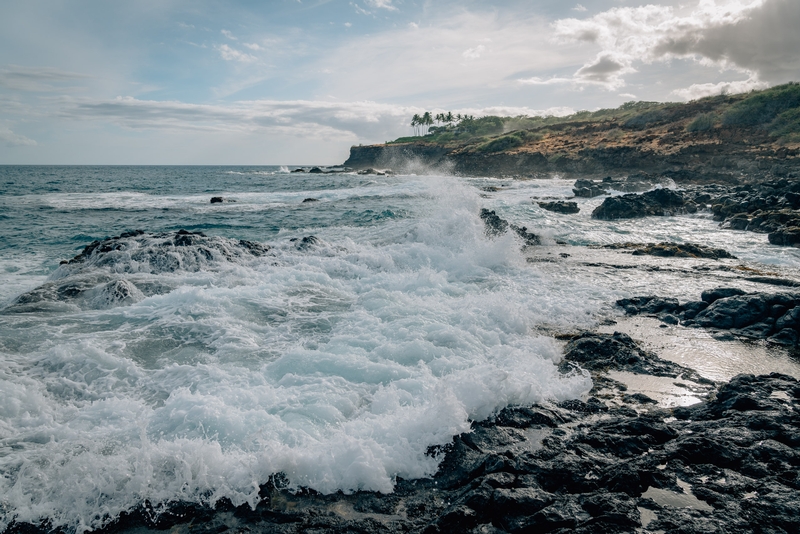 The Dramatic Coastline Along Lanai 3