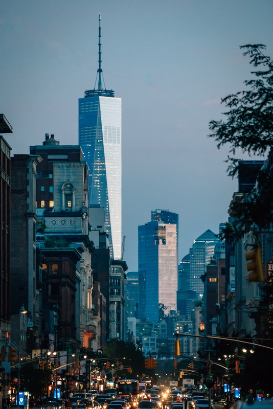 6th Avenue After Sunset