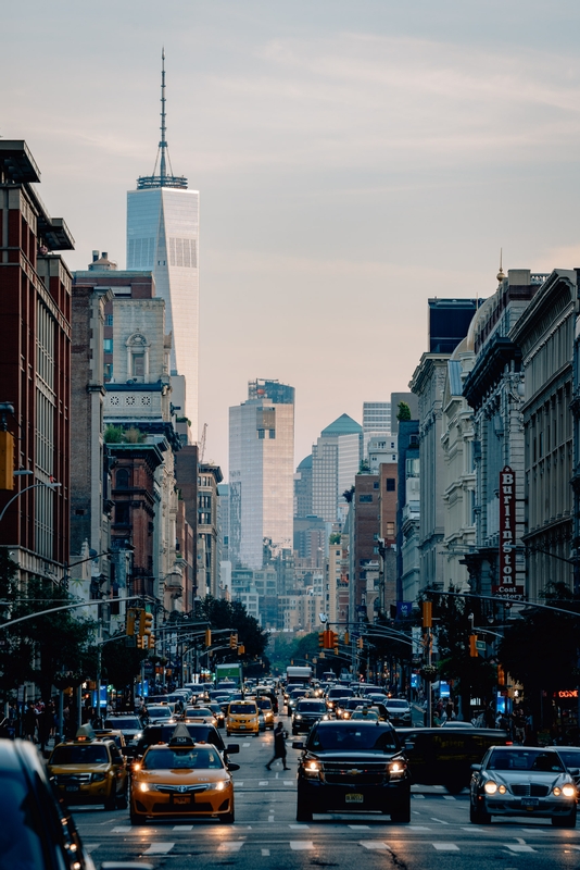 6th Avenue Before Sunset