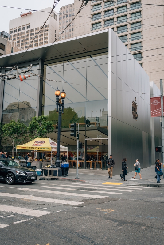 The Apple Store at Union Square San Francisco