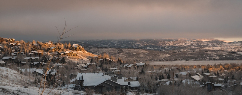 First Morning in Park City Utah