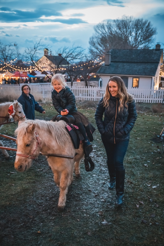 Clara and Martha on the Pony Ride 3