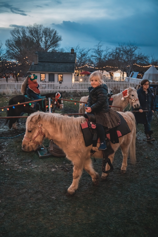 Clara on a Pony Ride