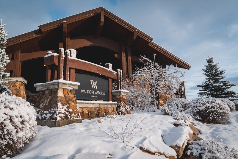 The Entrance to the Waldorf Astoria Park City