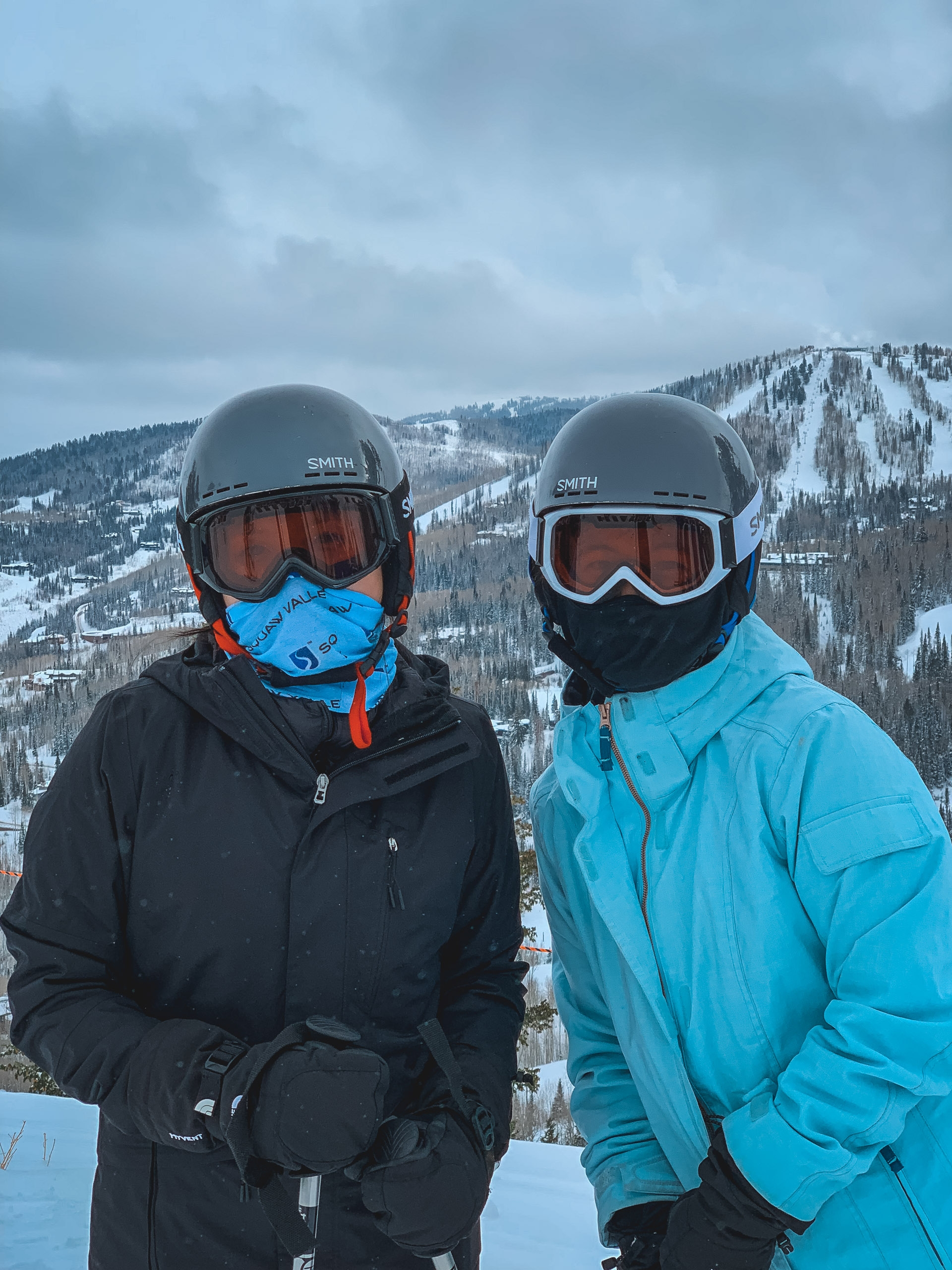 Jessica and Jen Atop Saddleback