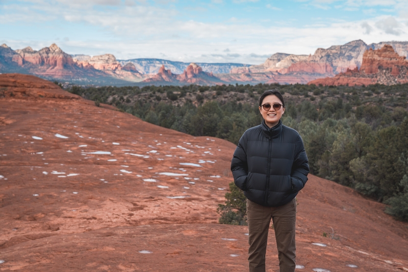 Jessica Above Sedona