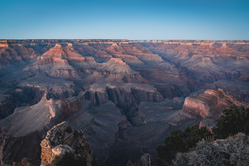 A Beautiful Sunset at the Grand Canyon