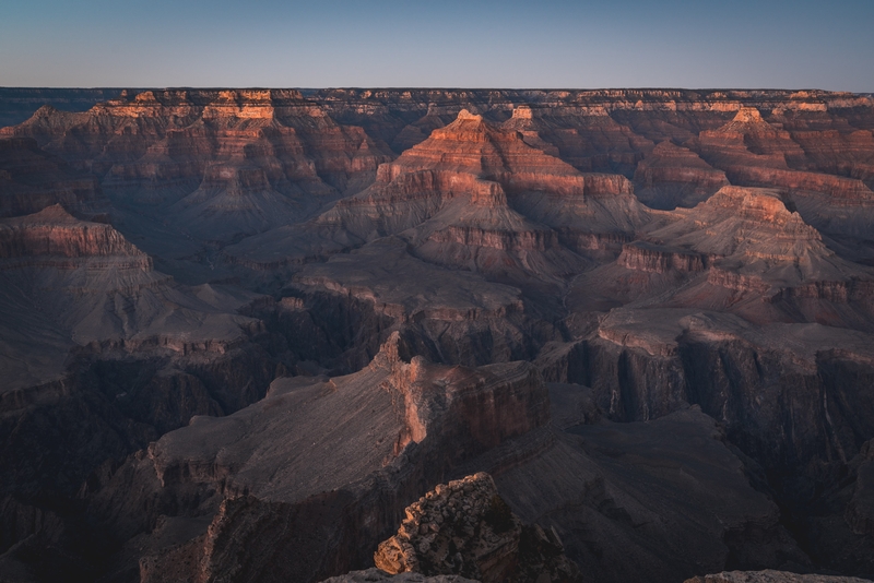 Golden Light on Grand Canyon Layers
