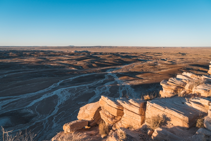 Sunset at the Blue Mesa