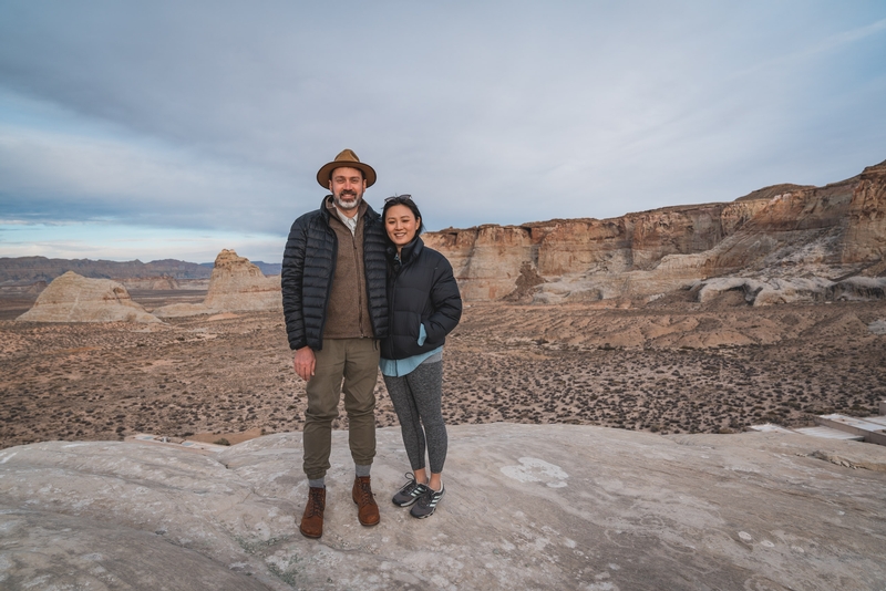 Kris and Jessica Above Amangiri 2