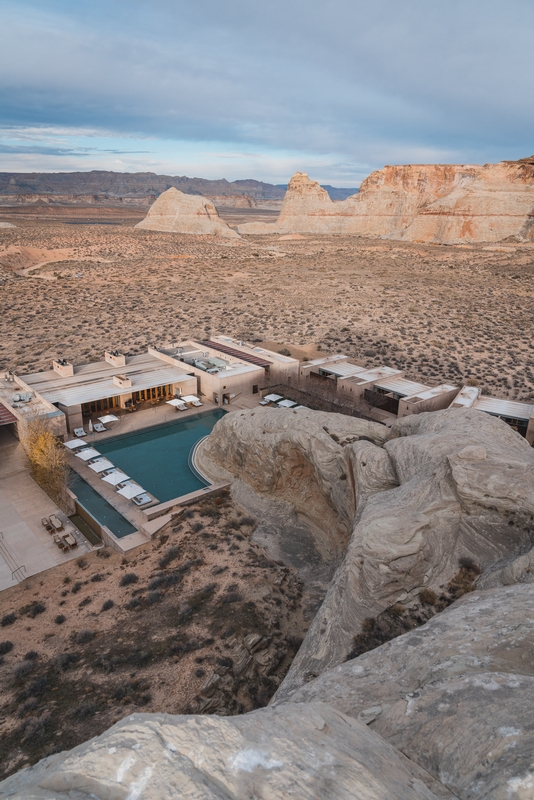 Overlooking the Amangiri Pool