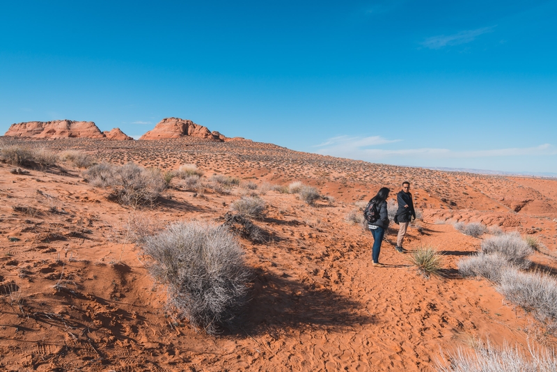 Atop Antelope Canyon