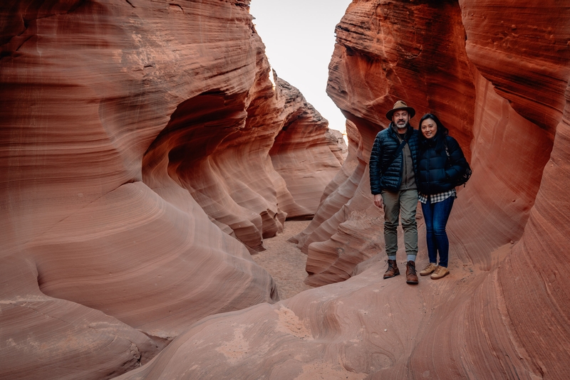 Kris and Jessica at Rattlesnake Canyon