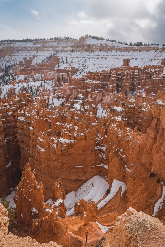 Snowy Sun at Bryce Canyon 2