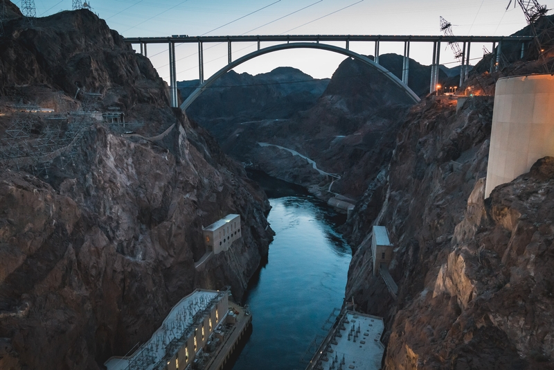 Leaving the Hoover Dam