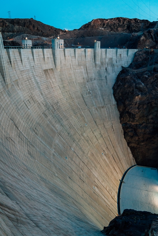 The Hoover Dam at Sunset 2