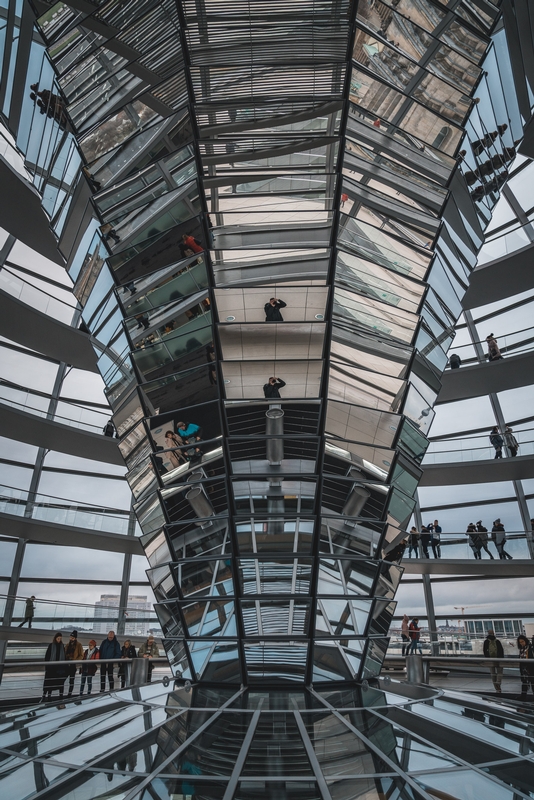 Inside the Reichstag Dome