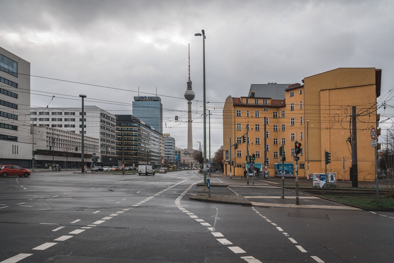 Outside the SoHo House Berlin