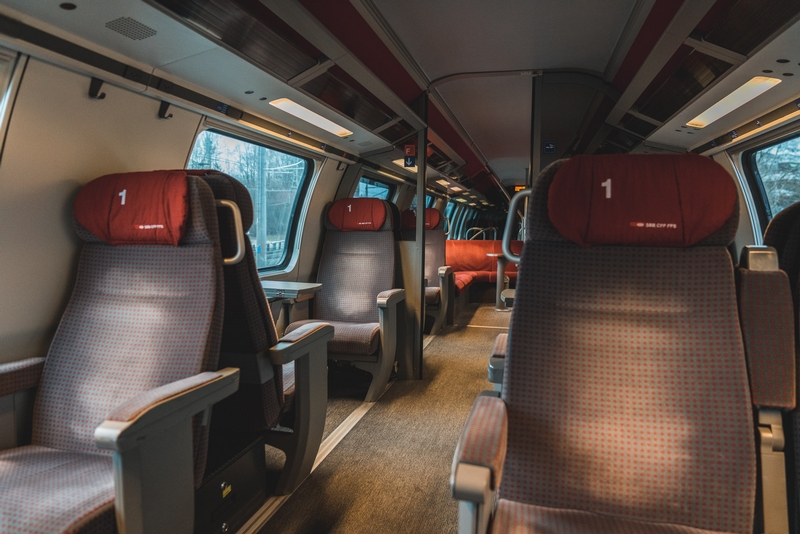 An Empty Passenger Car