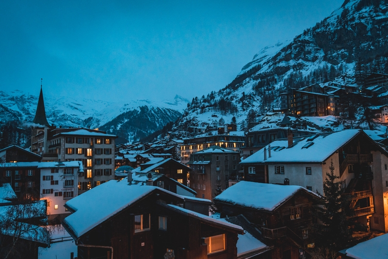 First Morning in Zermatt