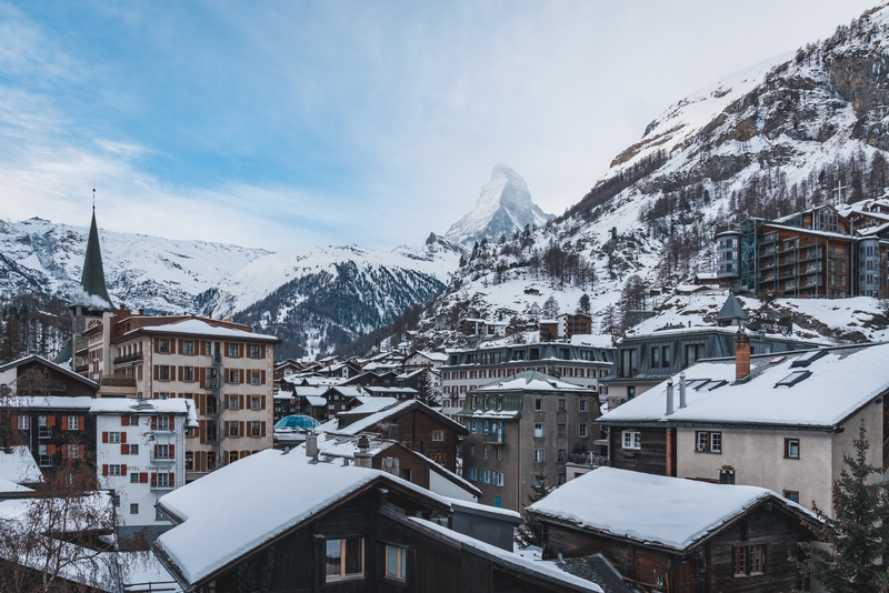 Sunbreak over Zermatt