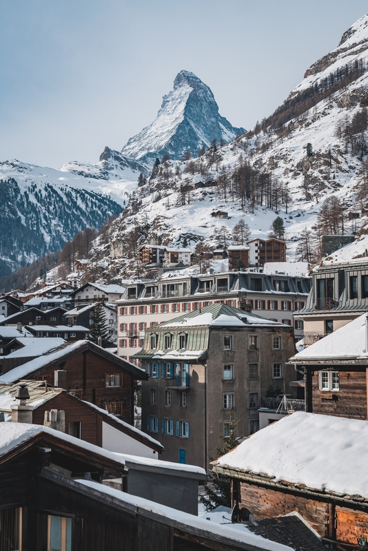 The Matterhorn over Zermatt