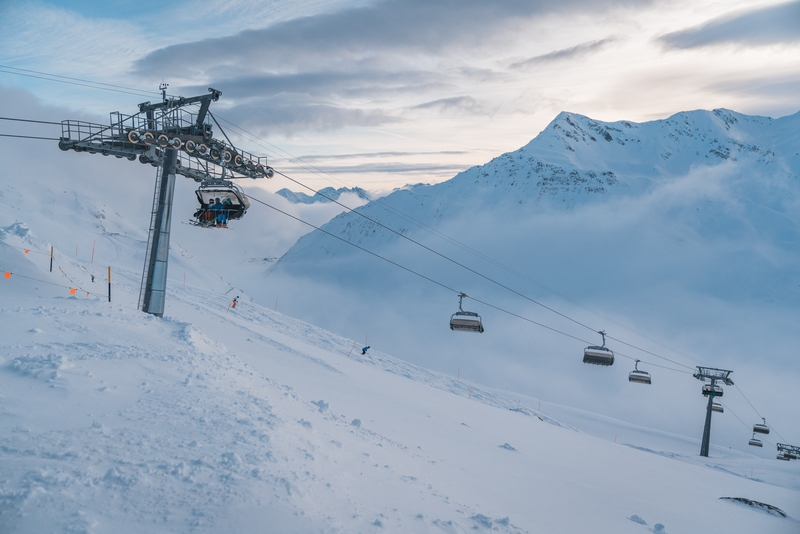 Early Morning Lift at Andermatt