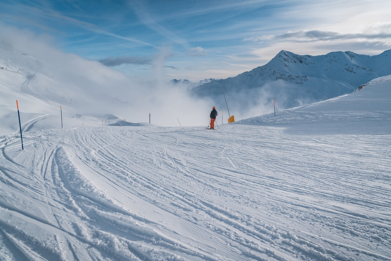 Few Early Skiers at Andermatt - Part II