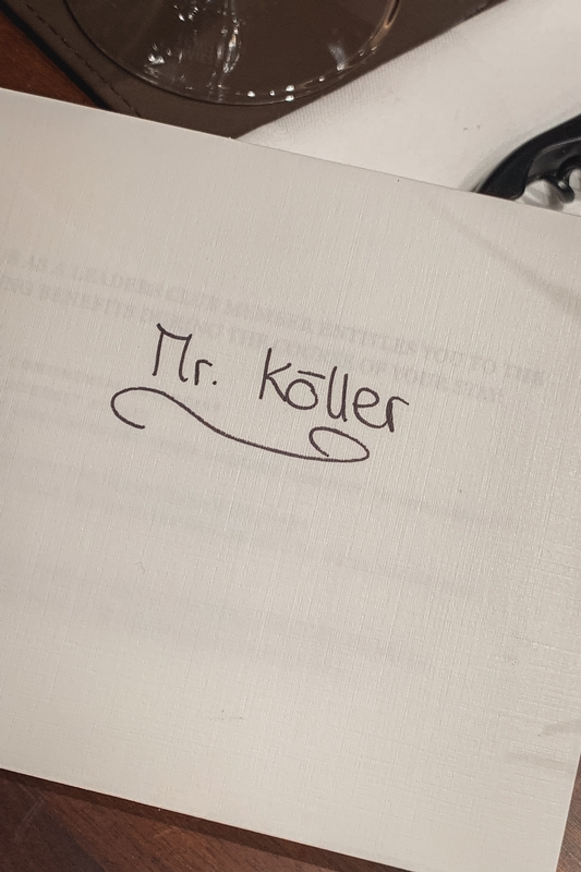 Mr. Koller Handwritten Script