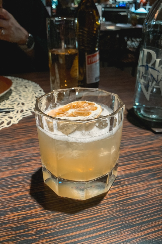 Citrus Cocktail at the Bar