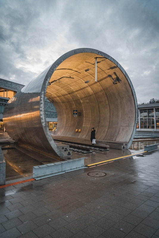 A Section of Train Tunnel