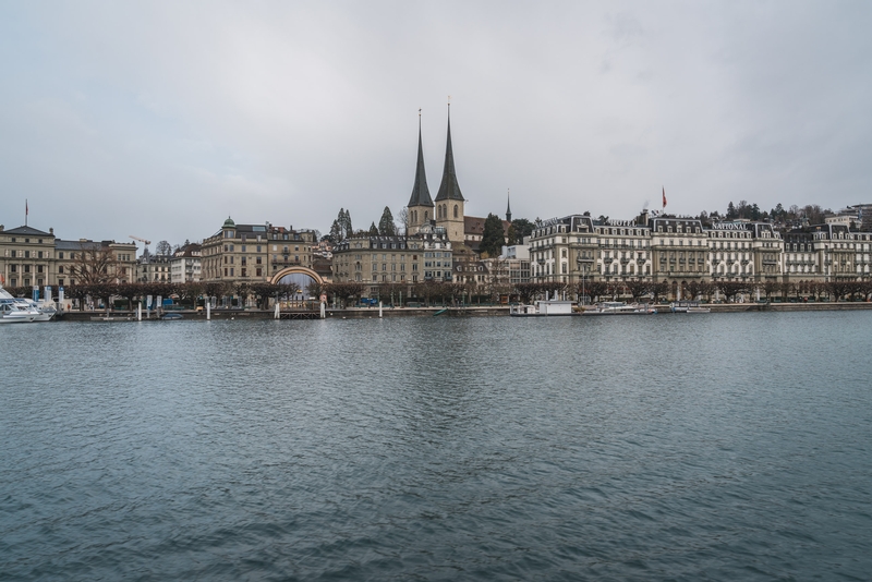 Arriving in Lucerne