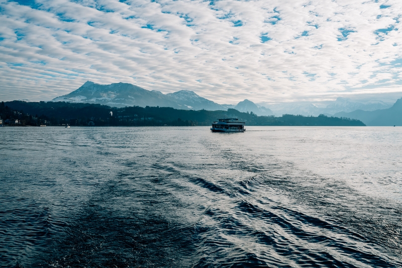 Looking Back across Lake Lucerne