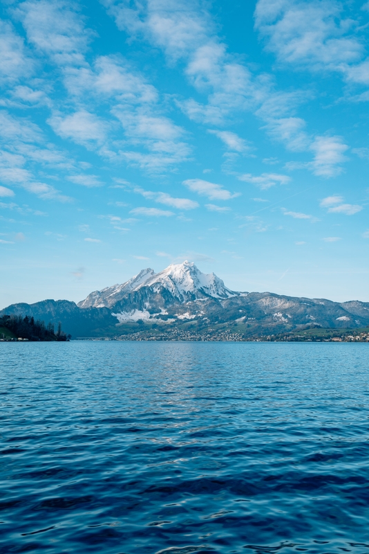 Mount Pilatus Overlooking Lake Luzerne