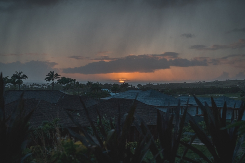 A Rainy Sunset