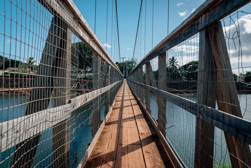 Looking Across the Empty Bridge - Wide