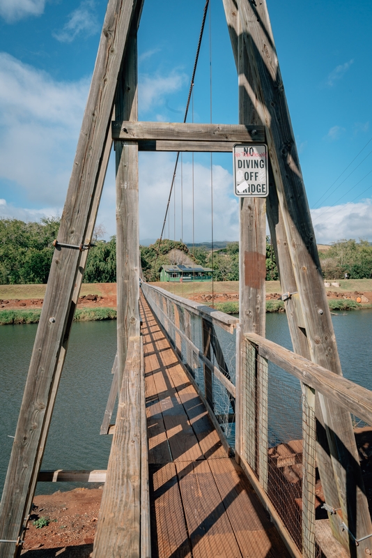 No Diving off Bridge