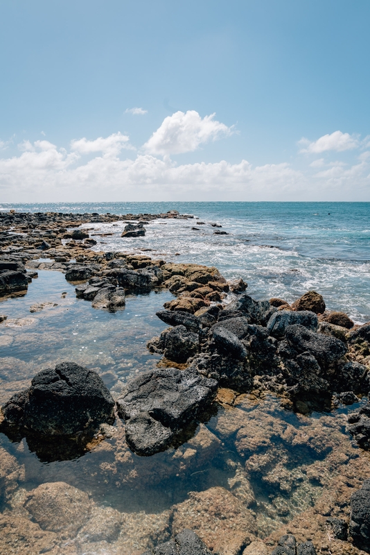 The Tidepools of Poipu Beach Park - Tall