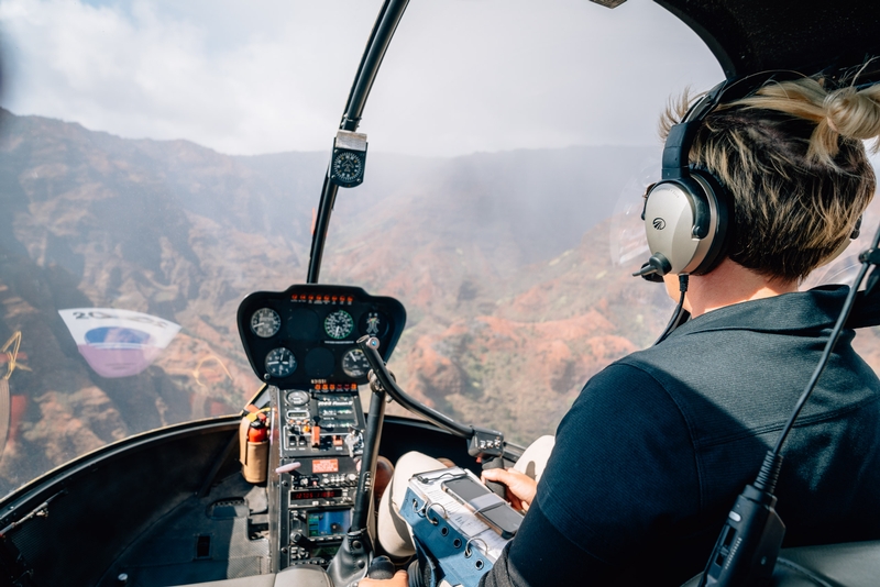 A Cockpit View Through the Clouds