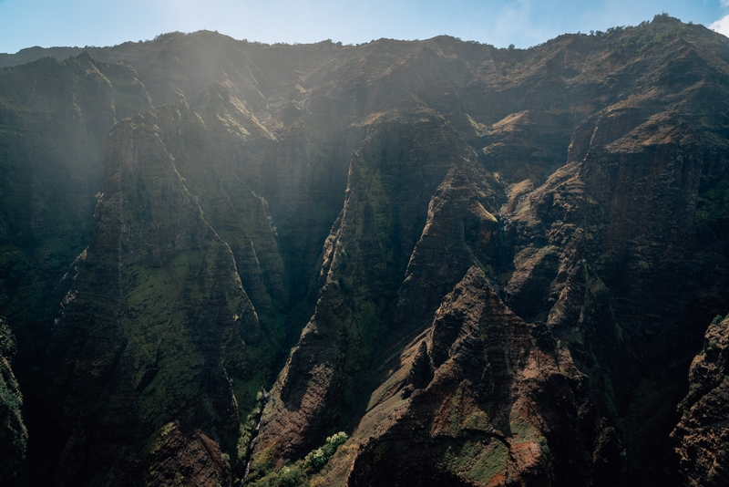 A Misty View of the Canyon Side - Wide